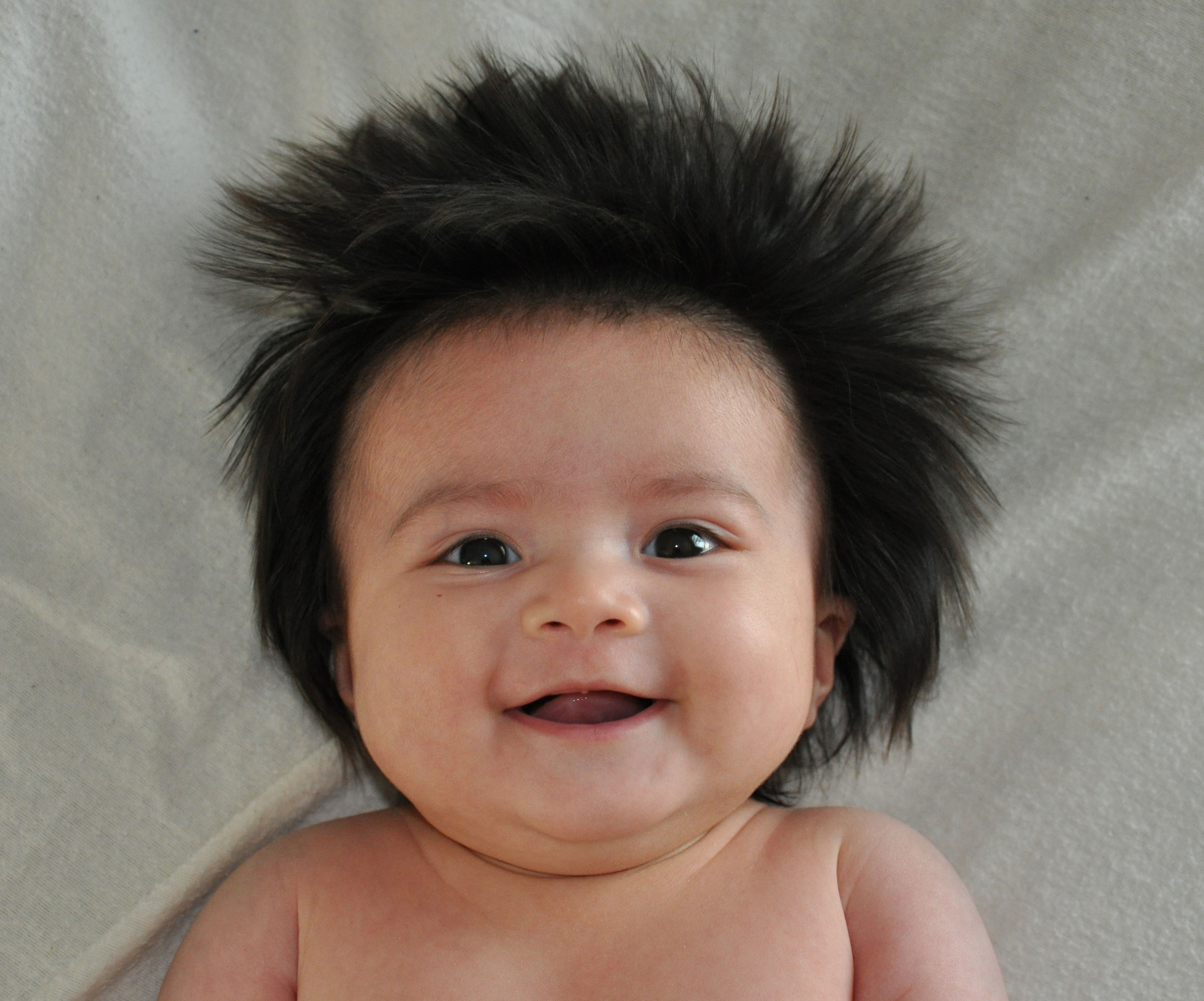 Funny Baby With Hair Losing Weight After Baby